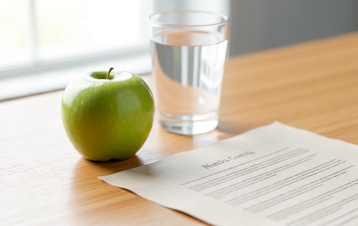 Professional nutrition workspace